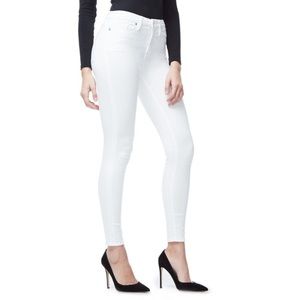 Good American Good Legs White High Waist Skinny Jeans Size 8/29 Stretch GUC